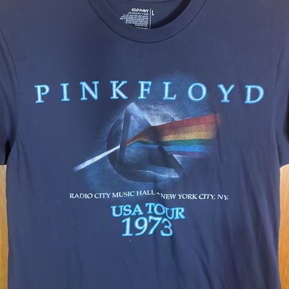 Pink Floyd Band T-shirt Mens Large Casual Music Classic Rock Dark side of Moon - Picture 3 of 6